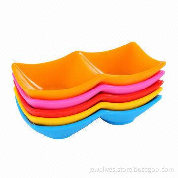Unique Design Two Cavities Silicone Sushi Plates